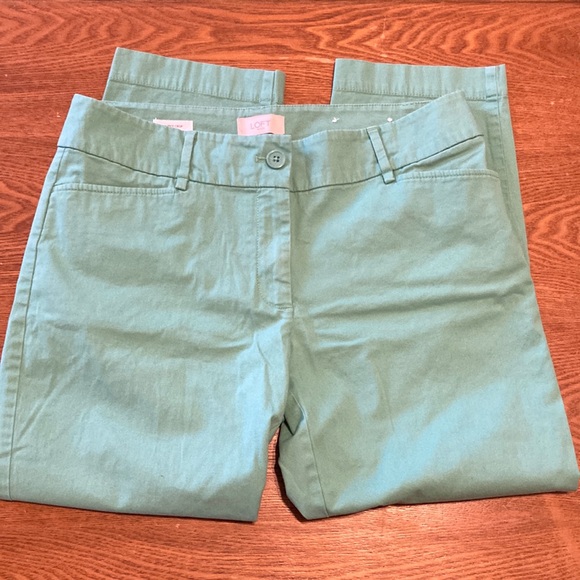 LOFT Pants - Loft Women’s Seafoam Green Curvy Crop Jeans (size 6)